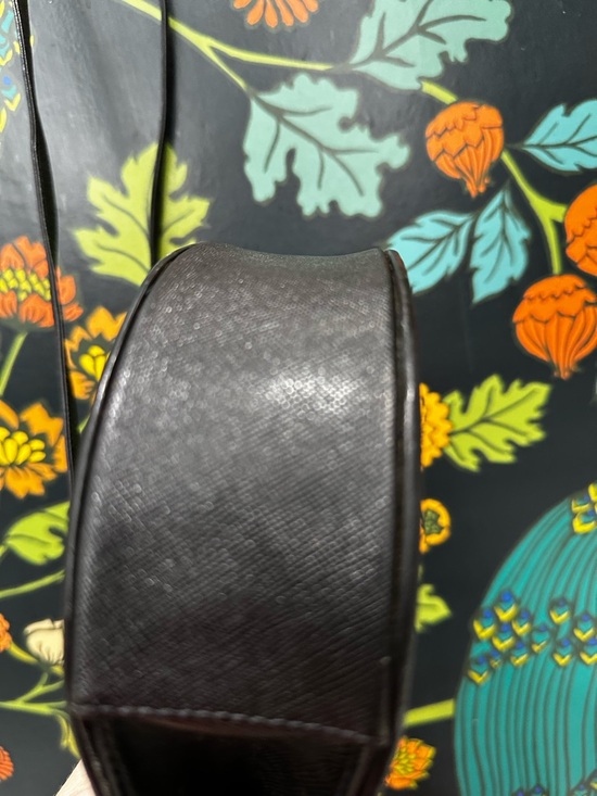 Vintage Yves Saint Laurent Black Scalloped Flap Crossbody Bag - Picture 9 of 13